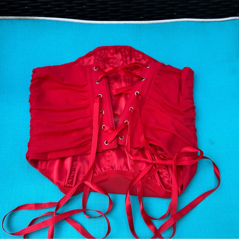 Red corset